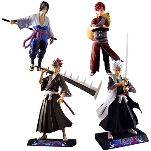 Naruto Shippuden and Bleach 6-Inch Figure Series 2 Case Set